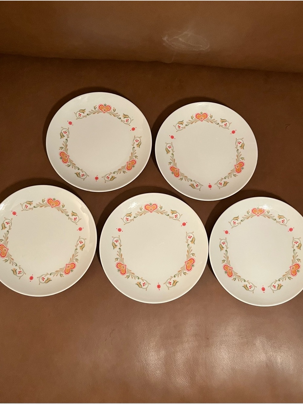 Vtg 1962-1967 Noritake Hartsdale Desert Plates- Set of 5